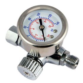 شیر تنظیم باد پیستوله رنگ ایتالکو گیج دار عقربه ای مدل Italco Air Spray Gun Pressure Gauge FR-5