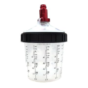 کاسه پیستوله حرفه ای مدرج به همراه 10 عدد لیوان یکبار مصرف و درب توری دار RPS Multi-Purpose Cup