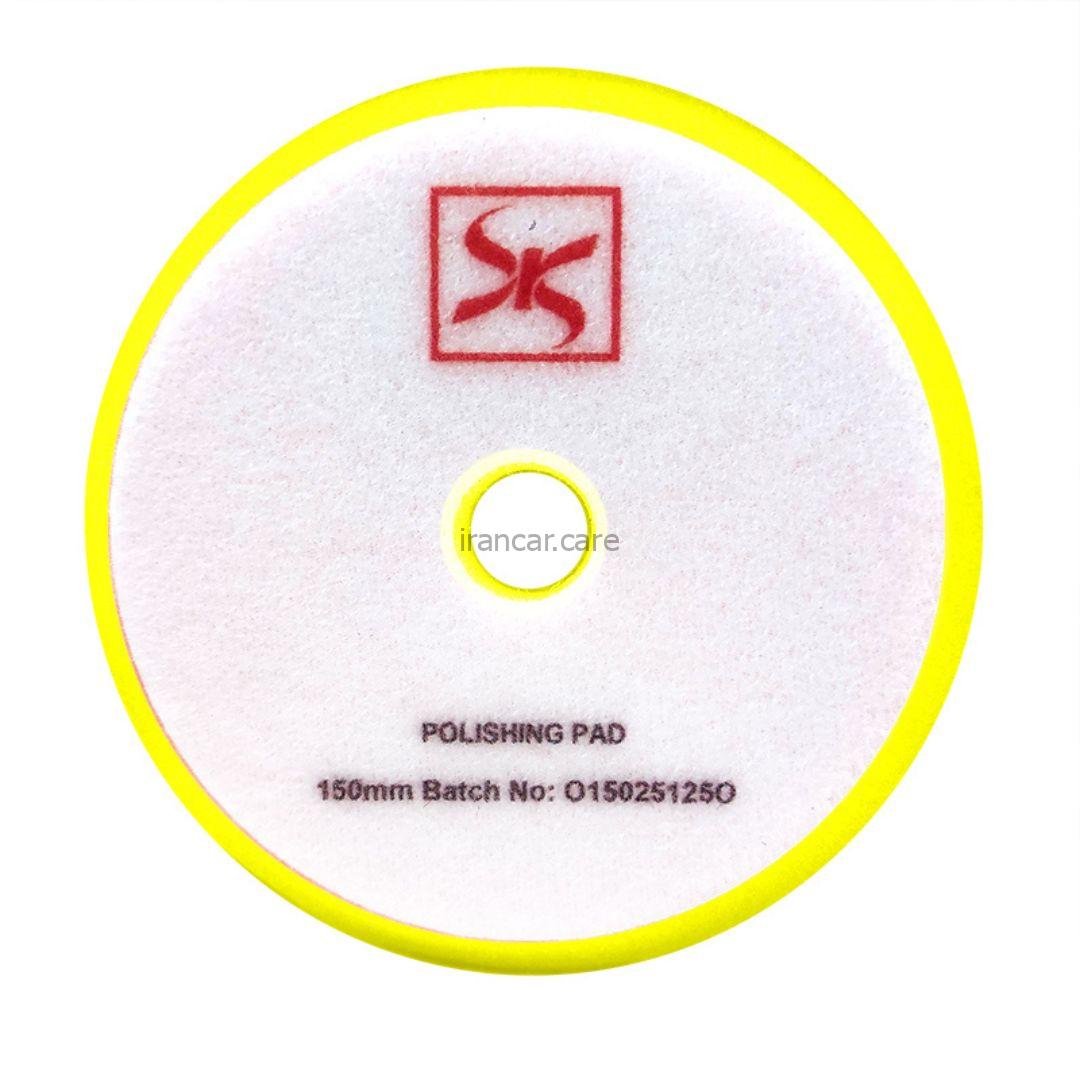 پد پولیش نرم اوربیتال زرد 125 ميلی متری اس آر اس مدل SRS Fine Cutting Pad