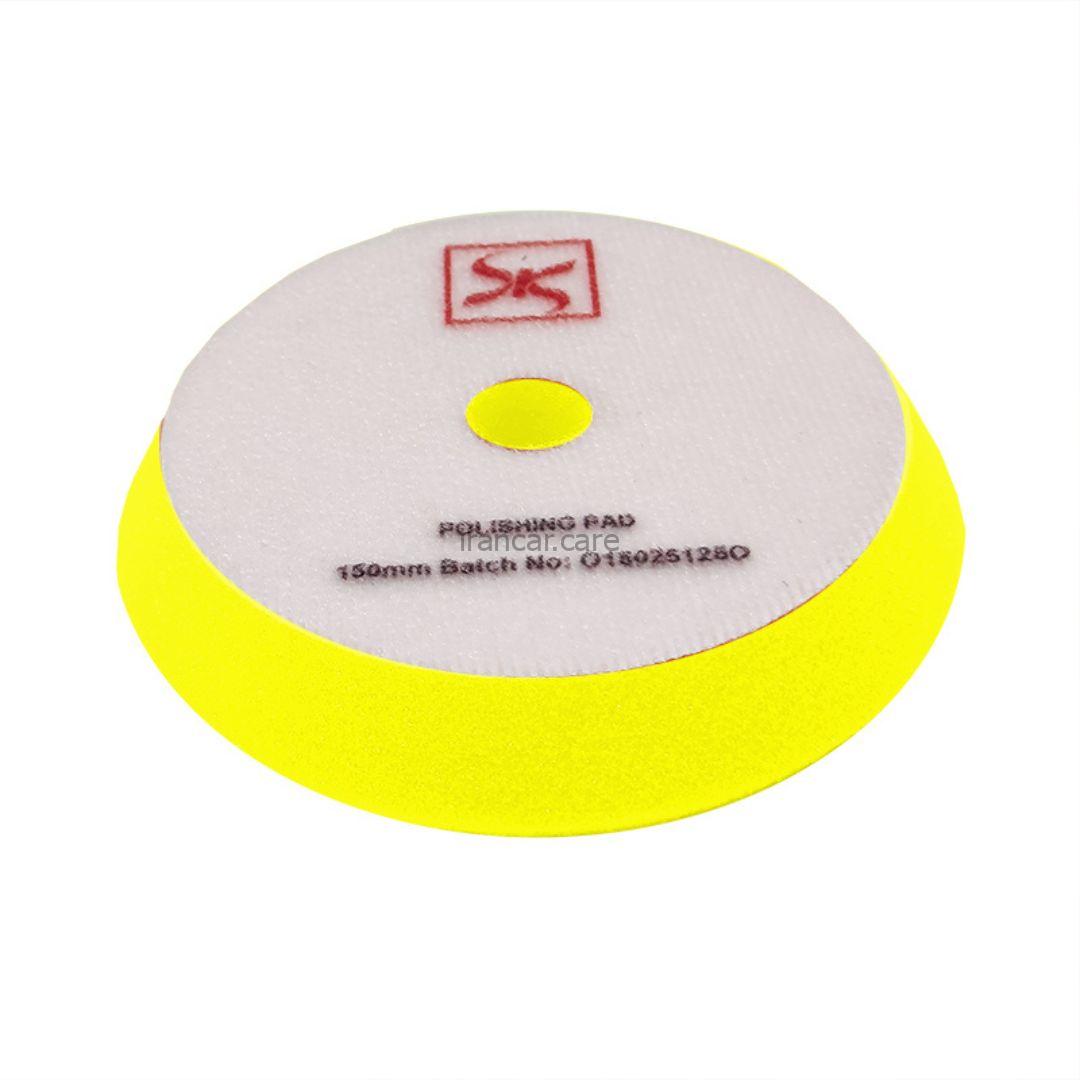 پد پولیش نرم اوربیتال زرد 125 ميلی متری اس آر اس مدل SRS Fine Cutting Pad