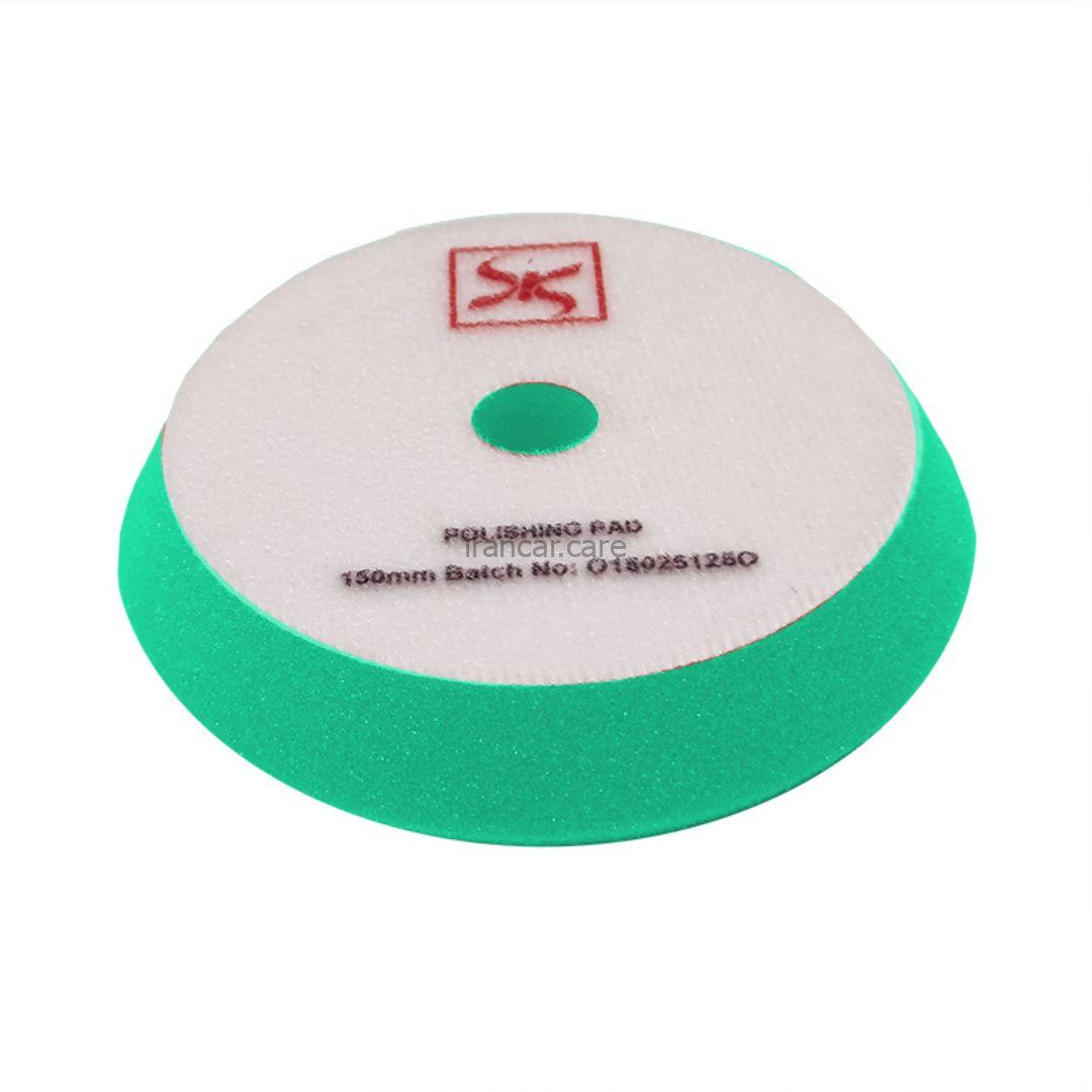 پد پولیش زبر اوربیتال سبز 150 ميلی متری اس آر اس مدل SRS Cutting Pad
