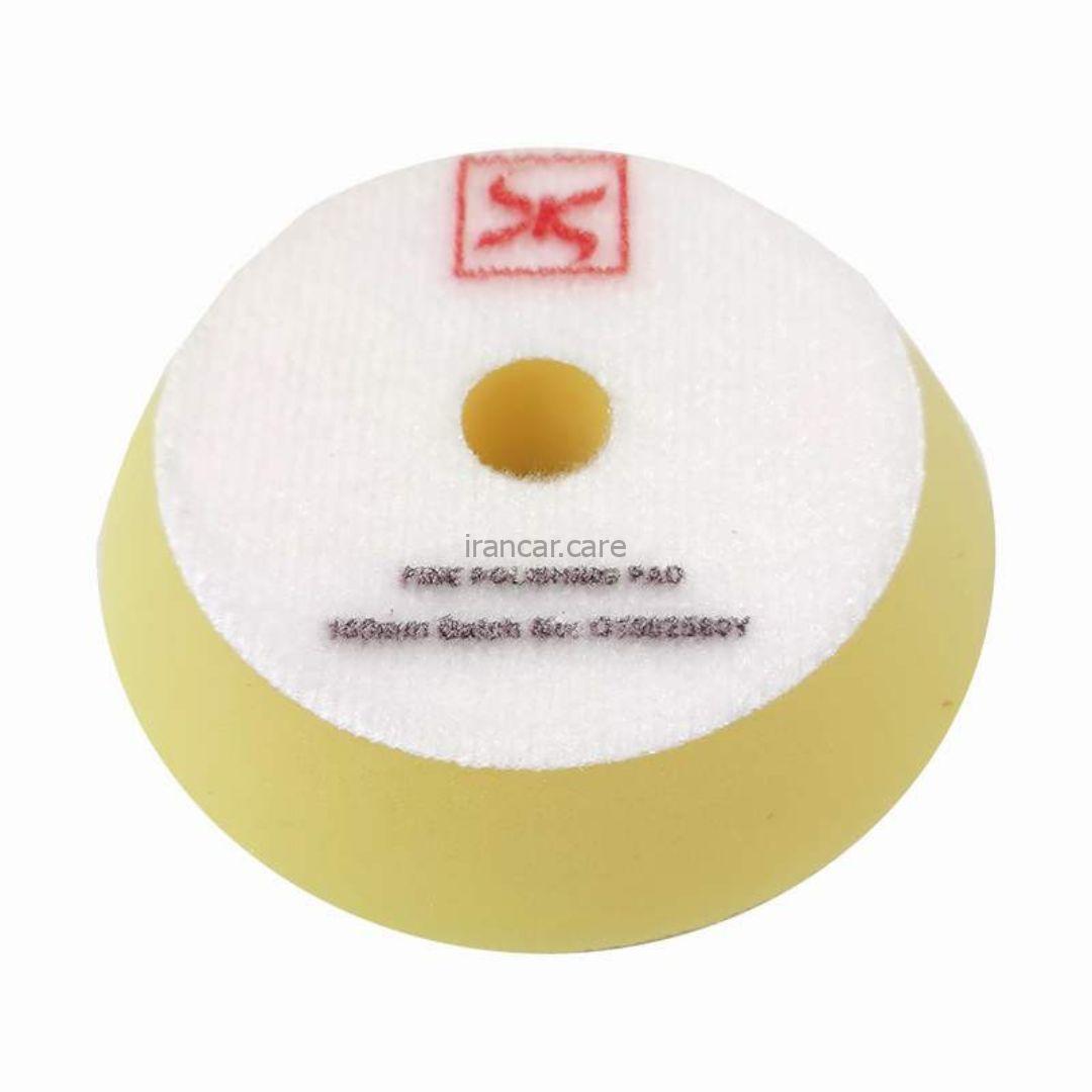 پد پولیش نرم اوربیتال زرد 100 ميلی متری اس آر اس مدل SRS Fine Cutting Pad