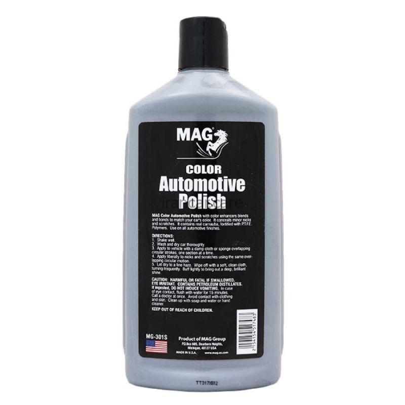 پولیش و واکس رنگی طوسی بدنه خودرو مگ MAG Color Automotive Polish Gray