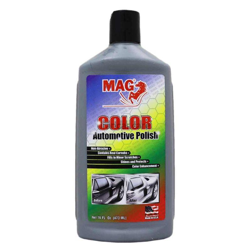 پولیش و واکس رنگی طوسی بدنه خودرو مگ MAG Color Automotive Polish Gray