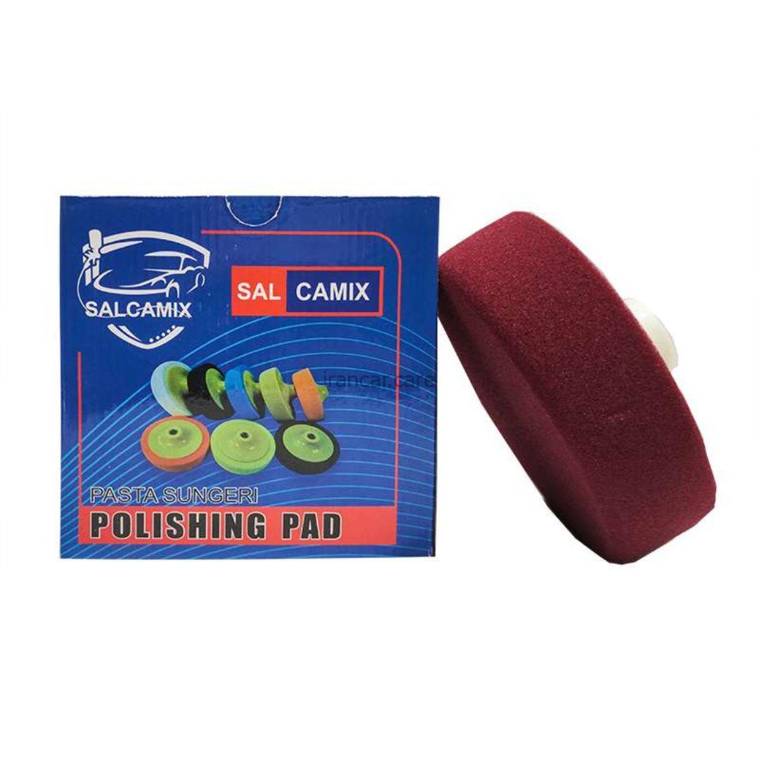 پد پولیش نرم پیچی سالکامیکس مدل SalCamix Red Polishing Pad