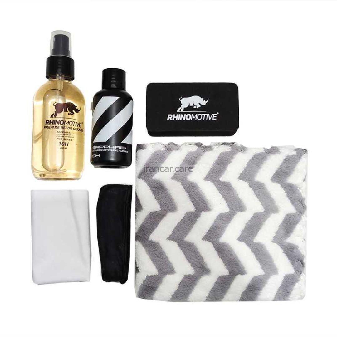 کیت نانو سرامیک بدنه خودرو 10H راینو موتیو مدل Rhinomotive ceramic coating