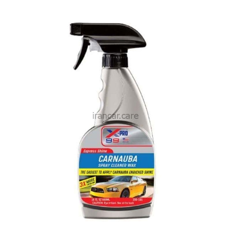 اسپری واکس محافظ و براق کننده بدنه خودرو ایکس پرو مدل X Pro carnauba spray