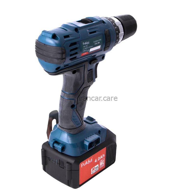 دریل پیچ گوشتی شارژی 18 ولت لیتیوم مدل Pukka CDL180