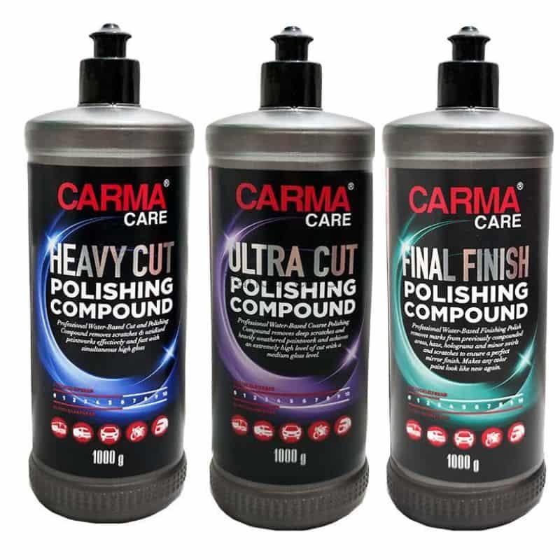مجموعه 3 عددی پولیش بدنه خودرو کارماکر مدل Carmacare Polishing