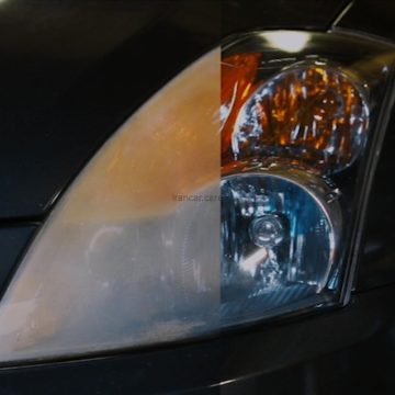 محلول دستگاه شفاف سازی چراغ خودرو نانو شاین مدل Nano Shain Coating Headlight
