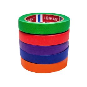 مجموعه 5 عددی نوار چسب كاغذی مخصوص ماسكه خودرو رنگی مدل Egetapes Masking Tape colorful