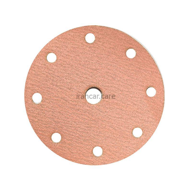 سنباده گرد پشت کرکی 80 سایز 150 میلی متری مدل Fluffy back sandpaper