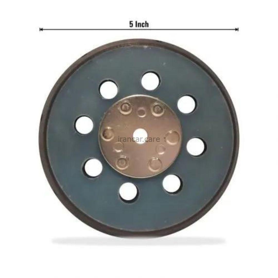 صفحه نگهدارنده 125 میلیمتری اوربیتال پد دستگاه پولیش سایز 15 مدل Dual Action Polisher Backing Plate