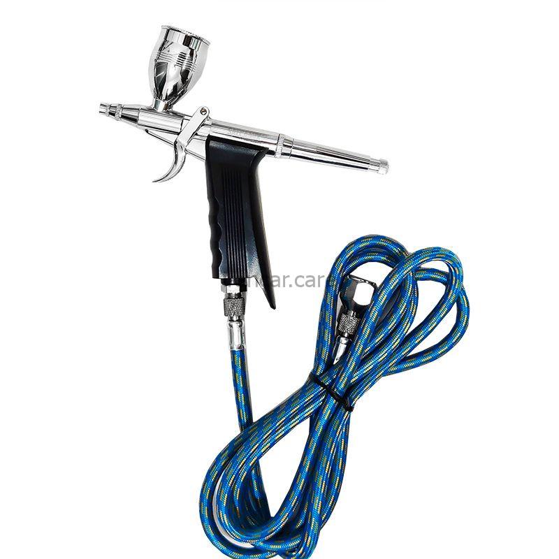 کیت کامل ایربراش حرفه ای تفنگی کاسه رو سالکامیکس مدل Salcamix Airbrush K116AB Kit (3)