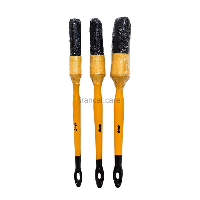 کیت 3 عددی فرچه صفرشویی خودرو مدل 4x4 Detailing Brush