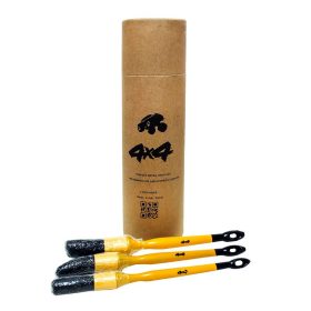 کیت 3 عددی فرچه صفرشویی خودرو مدل 4x4 Detailing Brush