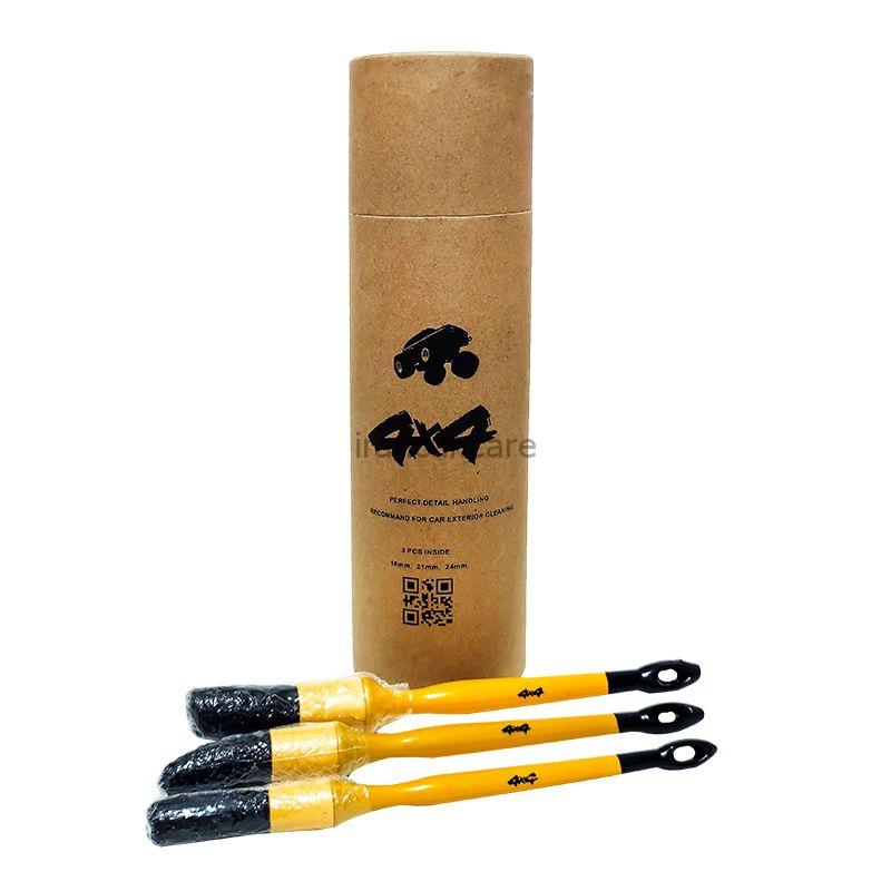 کیت 3 عددی فرچه صفرشویی خودرو مدل 4x4 Detailing Brush