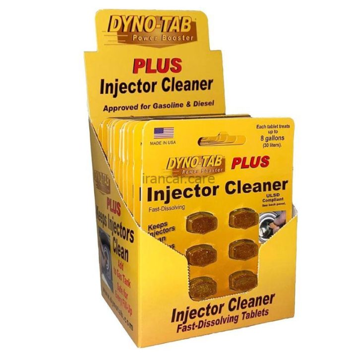 بسته 6 عددی قرص انژکتور شوی و مکمل سوخت داینوتب مدل Dyno-tab Plus Injector Cleaner