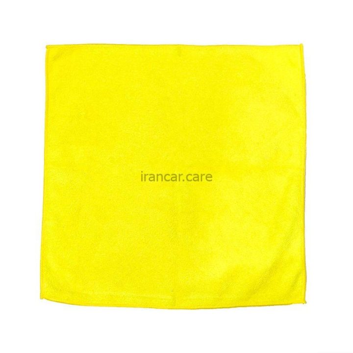 بسته 5 عددی دستمال میکروفایبر زرد مدل 4x4 Microfiber Polishing Cloths Yellow (2)