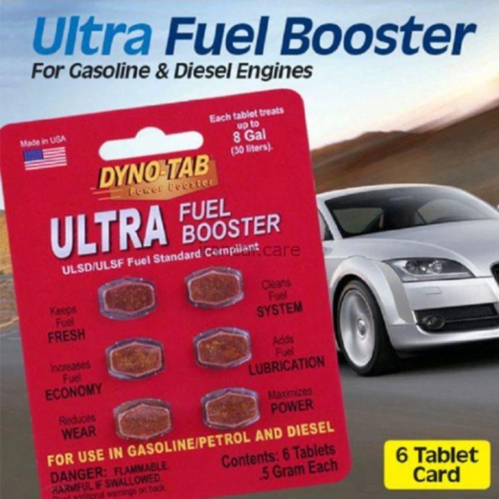 بسته 6 عددی قرص اکتان بنزین داینوتب مدل Dyno-tab HP Octane Booster 6-tab card (1)