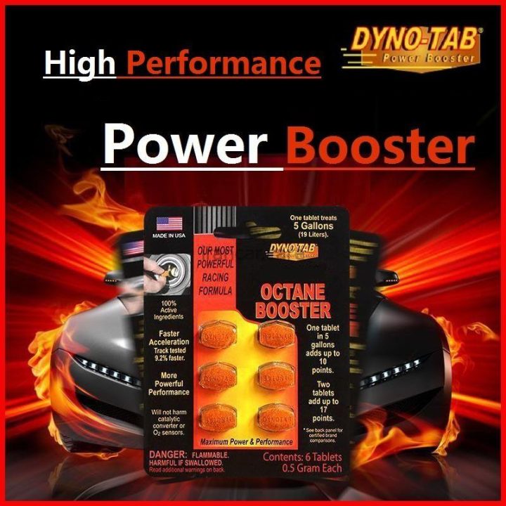 بسته 6 عددی قرص اکتان بنزین داینوتب مدل Dyno-tab HP Octane Booster 6-tab card (1)