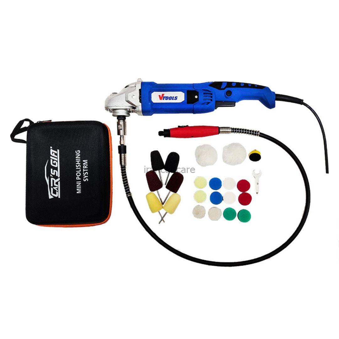 کیت دستگاه پولیش مینیاتوری و روتاری مدل Vtools Miniature polisher kit (2)