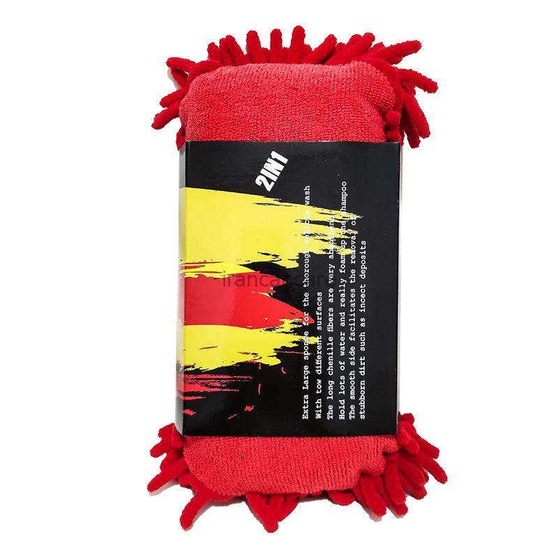 اسفنج شستشو مايکروفايبر مخصوص خودرو مدل 4X4 Microfiber Sponge (1)