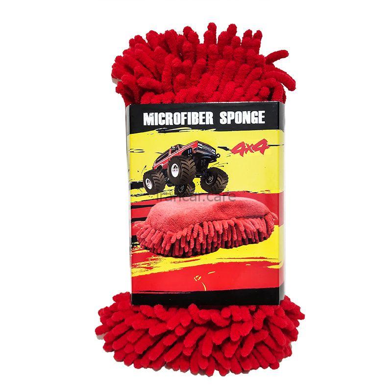 اسفنج شستشو مايکروفايبر مخصوص خودرو مدل 4X4 Microfiber Sponge