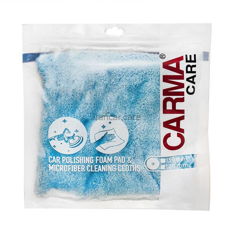 حوله میکروفایبر 4040 خودرو کارماکر ابی مدل Carmacare Microfiber Cleaning Cloth Car Blue