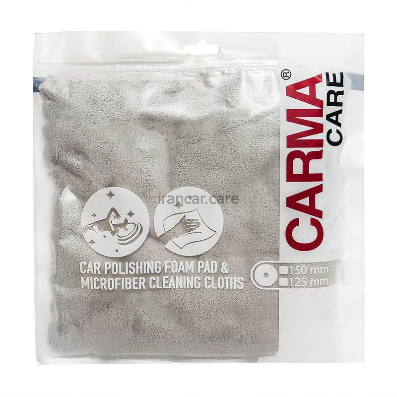 حوله میکروفایبر 4040 خودرو کارماکر طوسی مدل Carmacare Microfiber Cleaning Cloth Car Grey