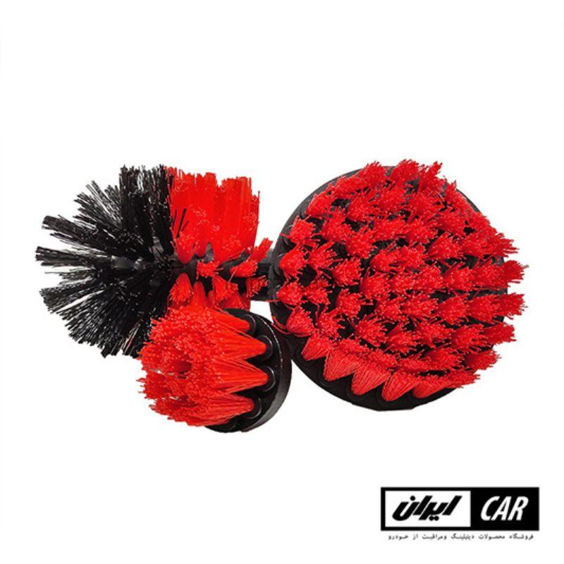 کیت 3 عددی برس صفرشویی مخصوص دریل مدل Kit Drill Cleaning Brush Set (1)