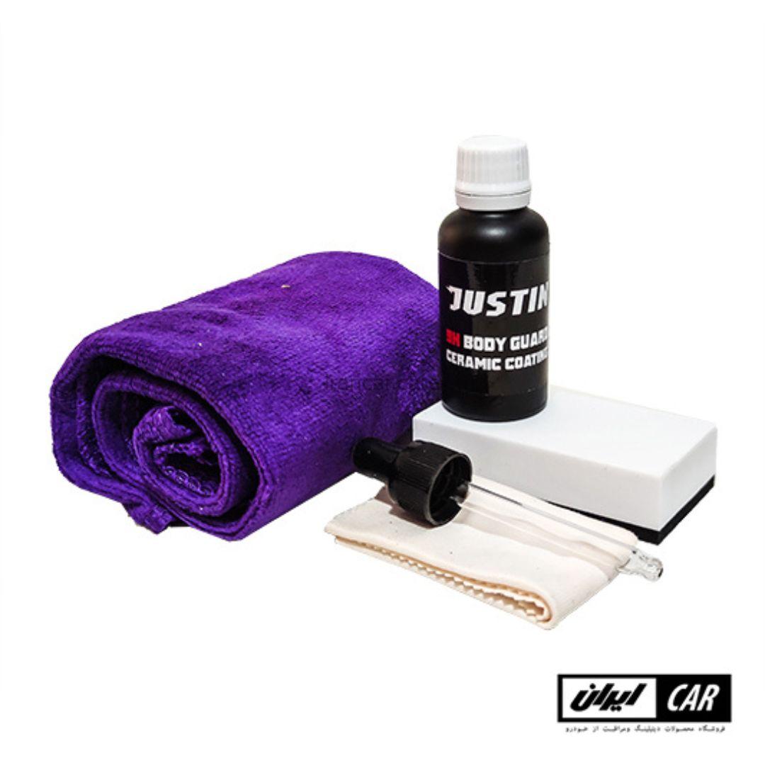 کیت پوشش نانو سرامیک 9H بدنه خودرو جاستین مدل Justin Body Guard Ceramic Coating (3)
