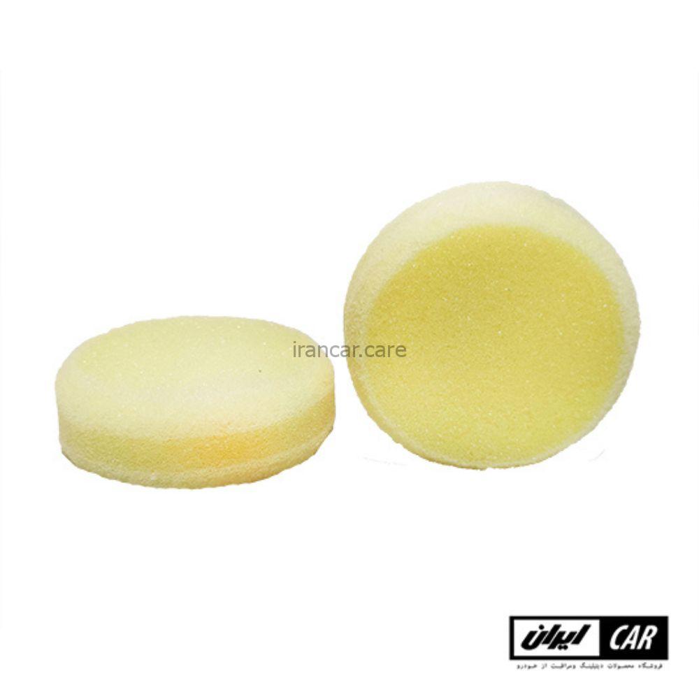 کیت 2 عددی پد اسفنجی اجرا واکس پولیش خودرو مدل Car Wax Applicator Pads