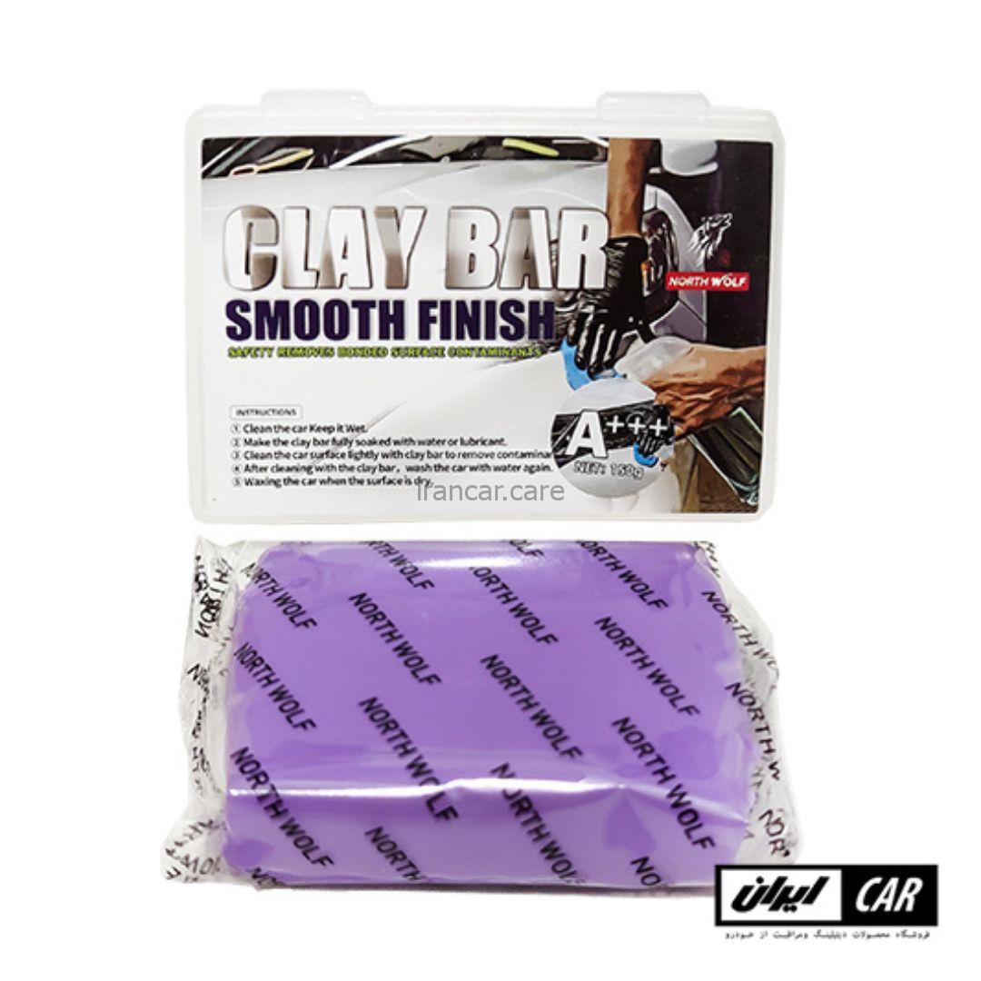 خمیر کلی نرم بدنه خودرو نورث ولف مدل North Wolf Clay Bar Finish