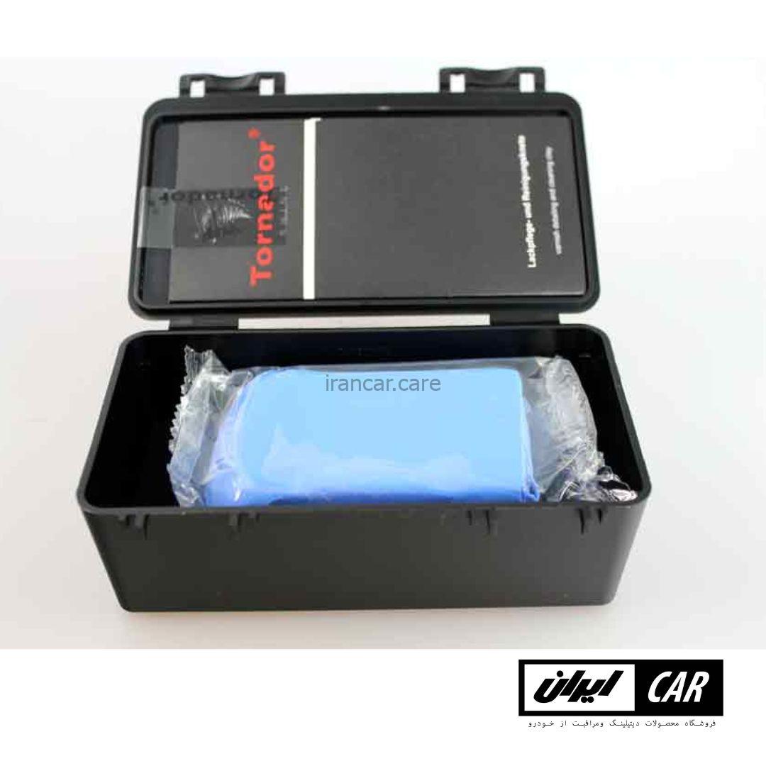 خمیر جرم گیر خودرو نرم تورنادور مدل Tornador Shine Blue Medium Clay Bar