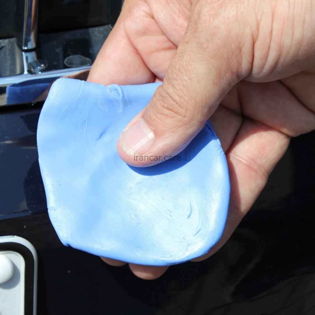خمیر جرم گیر خودرو نرم تورنادور مدل Tornador Shine Blue Medium Clay Bar