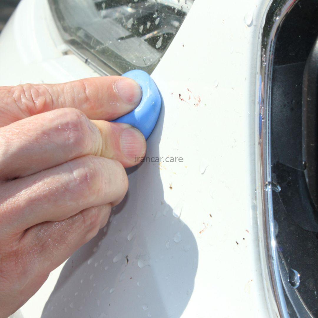 خمیر جرم گیر خودرو نرم تورنادور مدل Tornador Shine Blue Medium Clay Bar