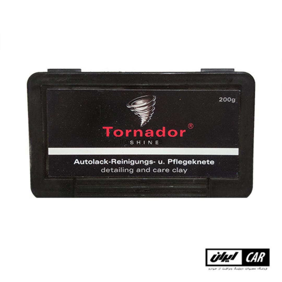 خمیر جرم گیر خودرو نرم تورنادور مدل Tornador Shine White Clay Bar