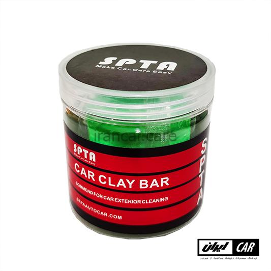 کیت 3 عددی خمیر کلی زبر بدنه خودرو اس پی تی ای مدل Spta Clay Bar Coarse 3 Pack