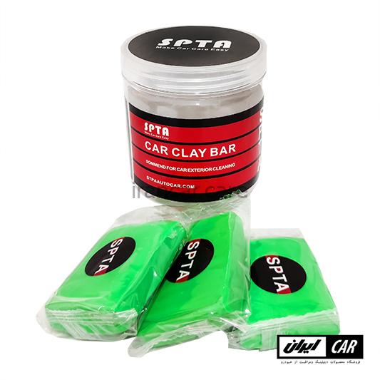 کیت 3 عددی خمیر کلی زبر بدنه خودرو اس پی تی ای مدل Spta Clay Bar Coarse 3 Pack