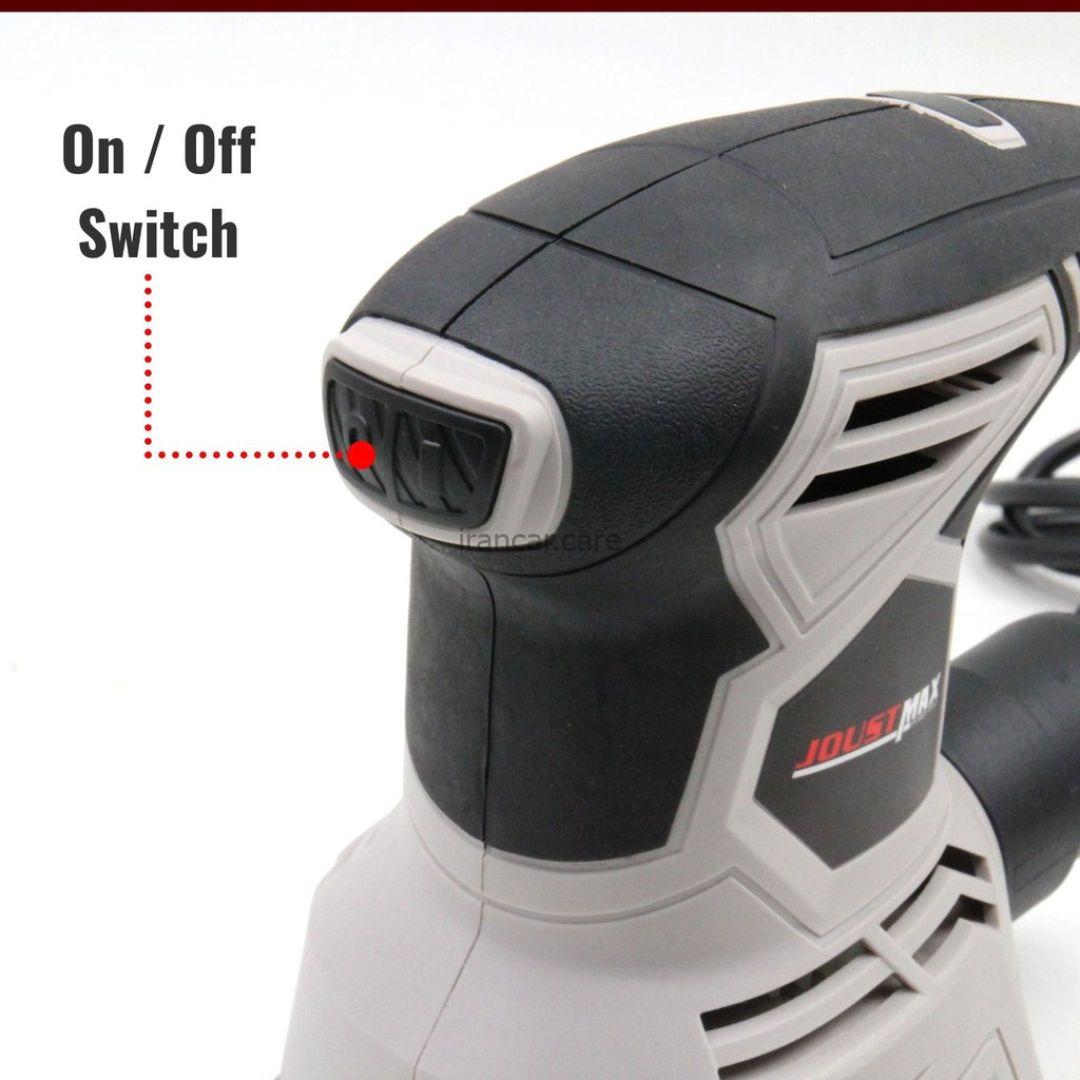 دستگاه سنباده زن اوربیتال برقی وکیو دار مدل JOUSTMAX 250W 125mm Random Orbital