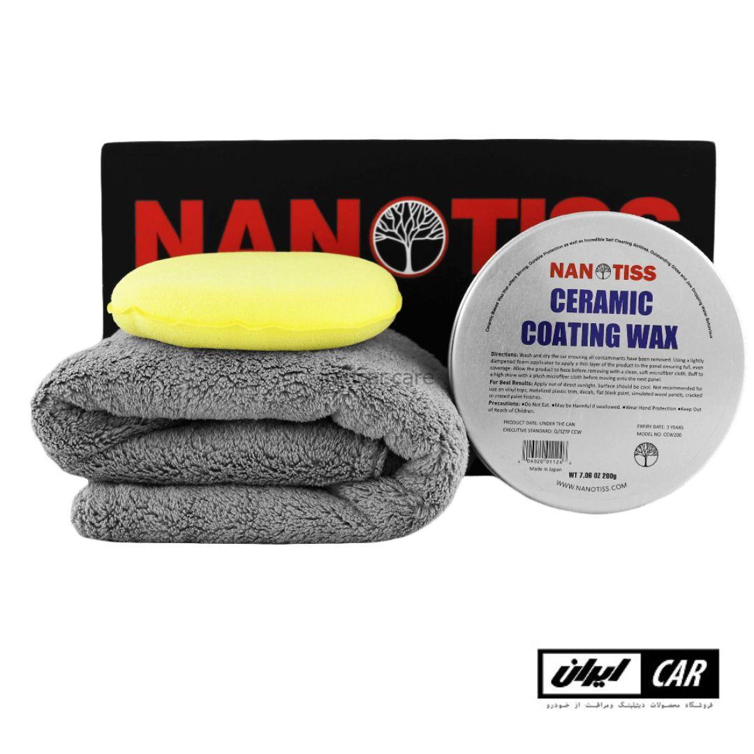 واکس نانو سرامیک بدنه خودرو نانوتیس مدل NanoTiss Ceramic Coating Wax