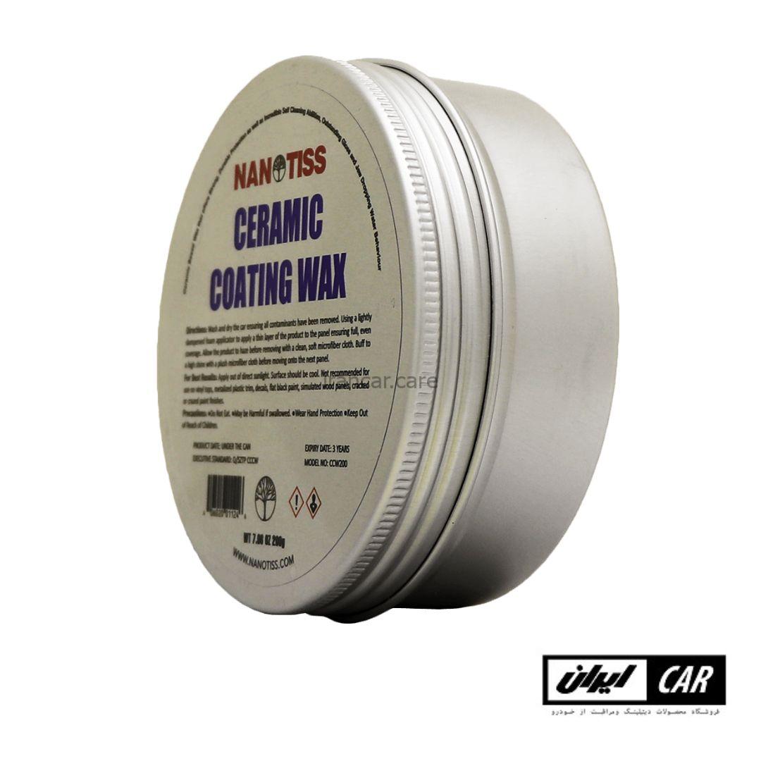 واکس نانو سرامیک بدنه خودرو نانوتیس مدل NanoTiss Ceramic Coating Wax