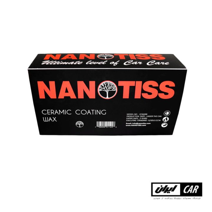 واکس نانو سرامیک بدنه خودرو نانوتیس مدل NanoTiss Ceramic Coating Wax