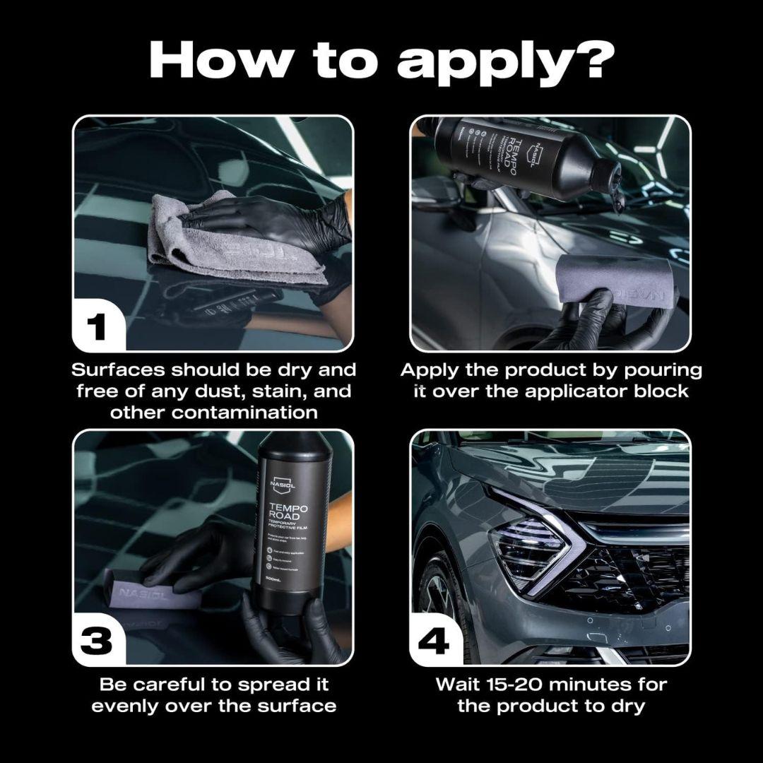 مایع کاور محافظ رنگ بدنه خودرو ناژول مدل Nasiol TempoRoad