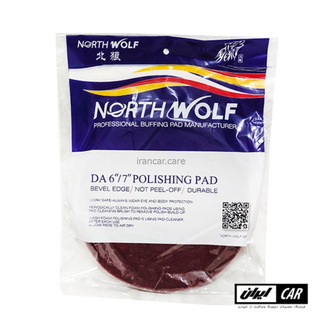 پد پولیش متوسط اوربیتال 125 میلیمتری نورث ولف مدل North Wolf DA Foam Buffing Red