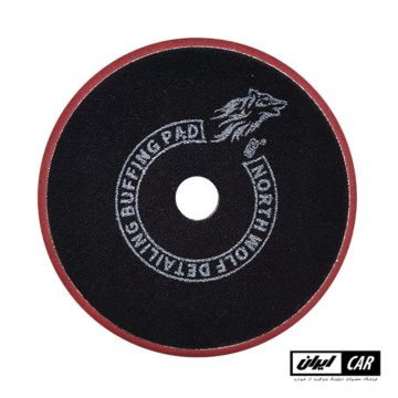 پد پولیش متوسط اوربیتال 125 میلیمتری نورث ولف مدل North Wolf DA Foam Buffing Red