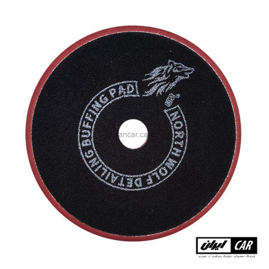 پد پولیش متوسط اوربیتال 125 میلیمتری نورث ولف مدل North Wolf DA Foam Buffing Red