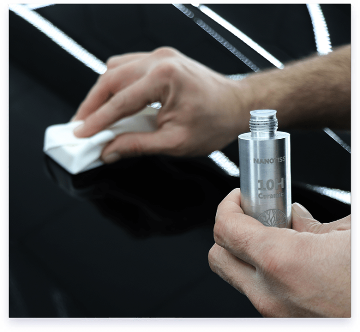 پوشش نانو سرامیکی خودرو نانوتیس مدل NanoTiss 10H Ceramic Coating