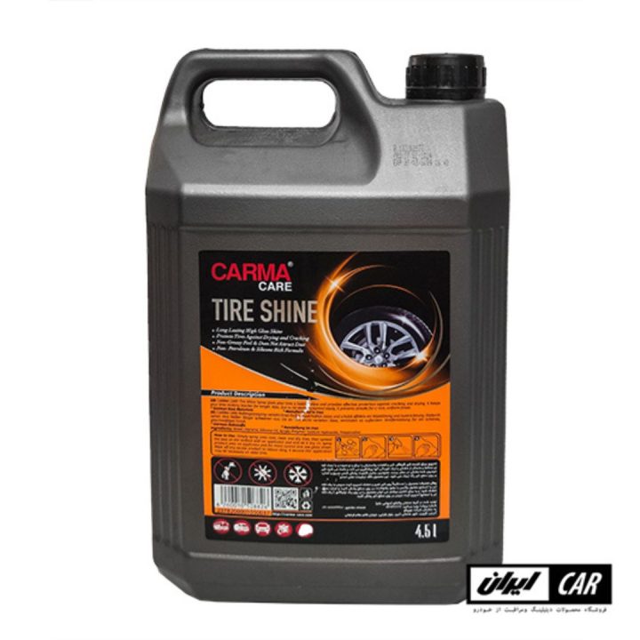 مایع واکس لاستیک خودرو 4500 میلی لیتری کارماکر مدل Carmacare Car tire wax liquid